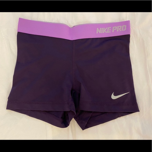 Purple Nike pro shorts - Picture 1 of 1
